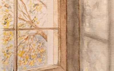 «Desde mi ventana» Acuarelas.